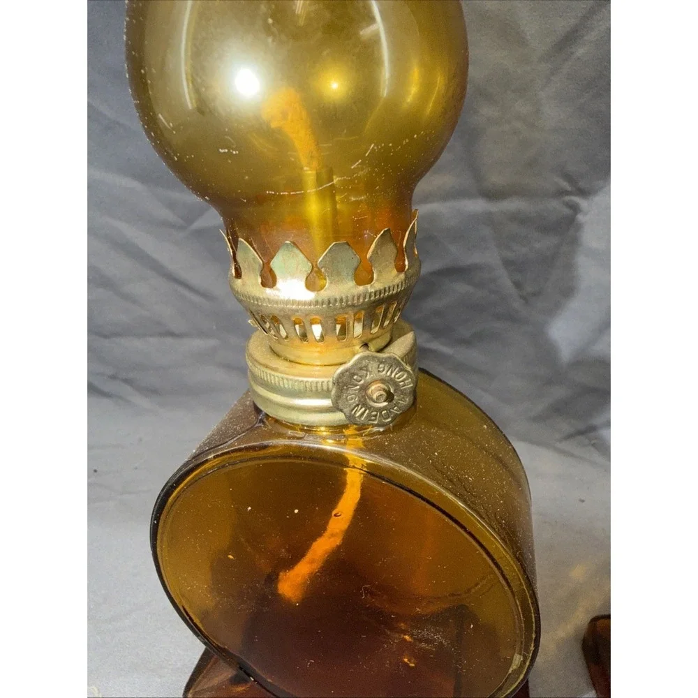 2 Oil Lamps Made In Hong Kong